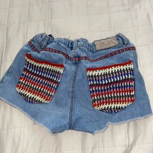 Zara knit pocket shorts